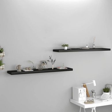 Repisa Flotante Negro 120x23.5cm
