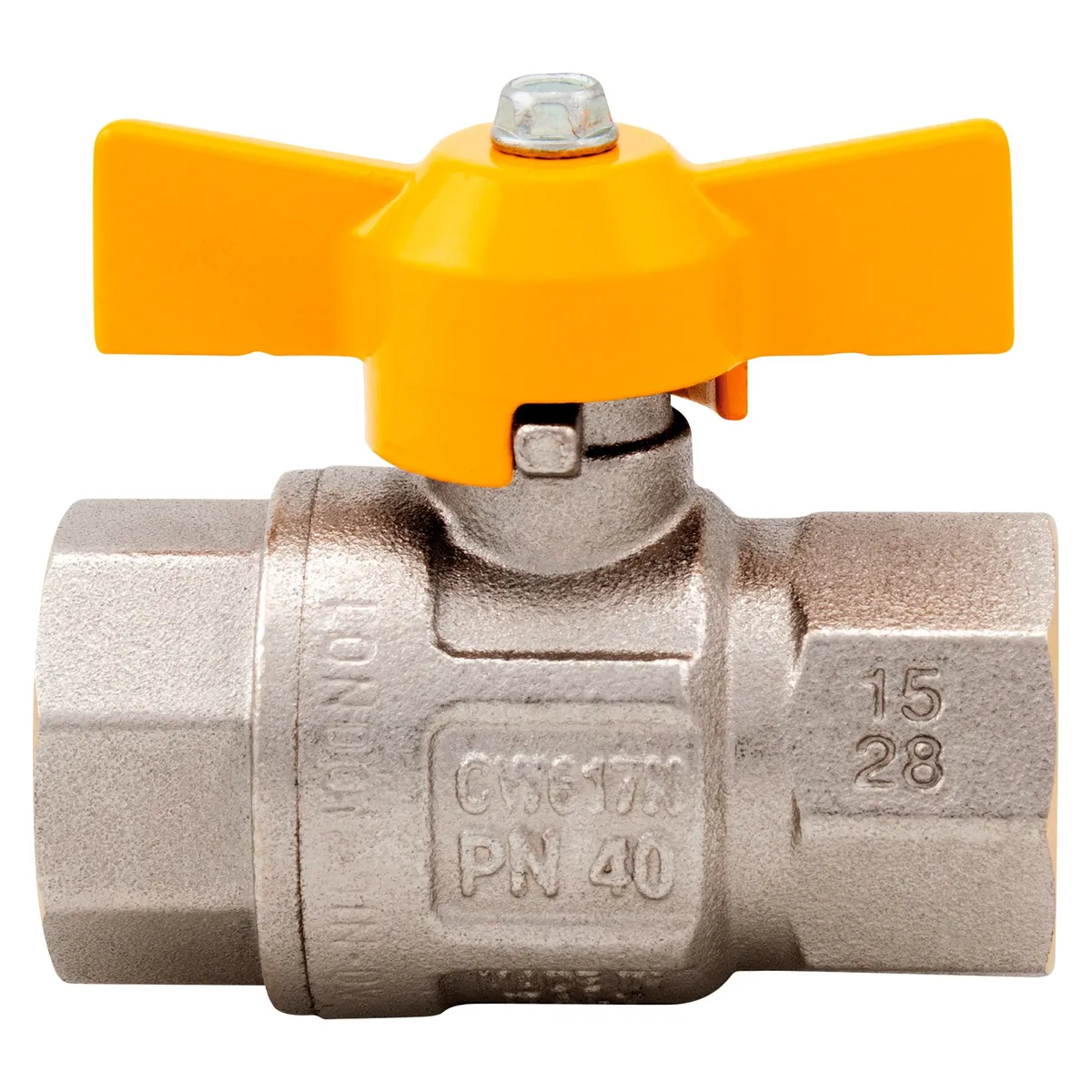 ITAP - Válvula Esférica Mariposa 1/2" para Gas.