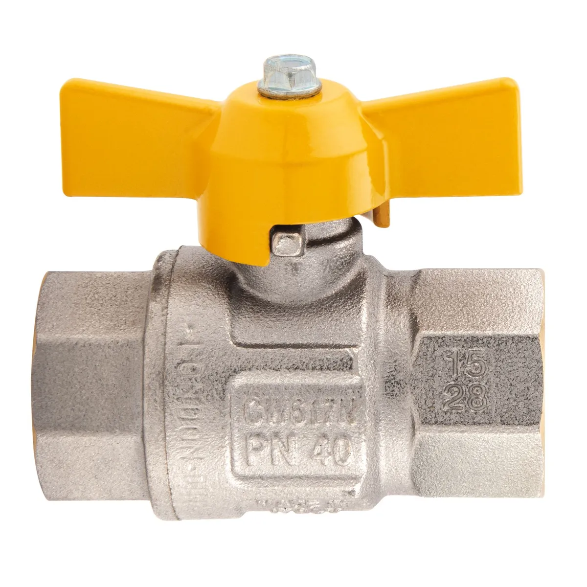 ITAP - Válvula Esférica Mariposa 1/2" para Gas.