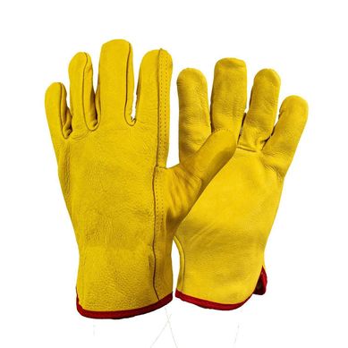 Guantes de Cuero Golden Amarillo