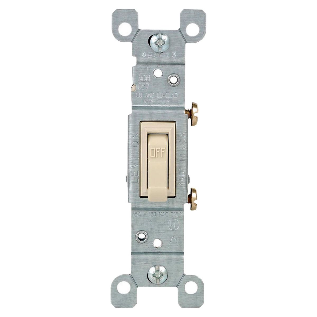 LEVITON - Interruptor Simple Leviton 15A 125V Blanco