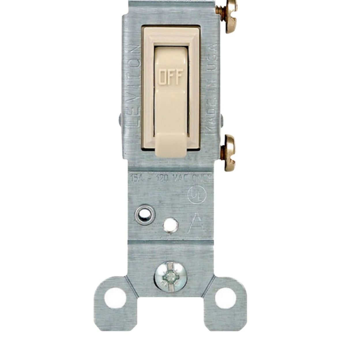 LEVITON - Interruptor Simple Leviton 15A 125V Blanco