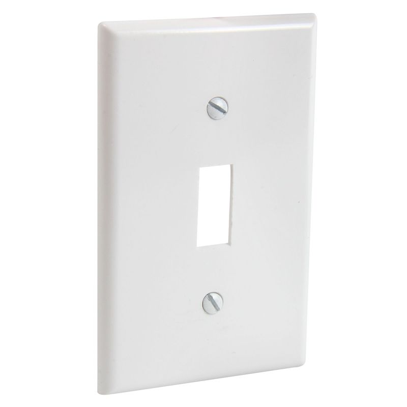 GENERICO - Placa Simple para Interruptor Blanco