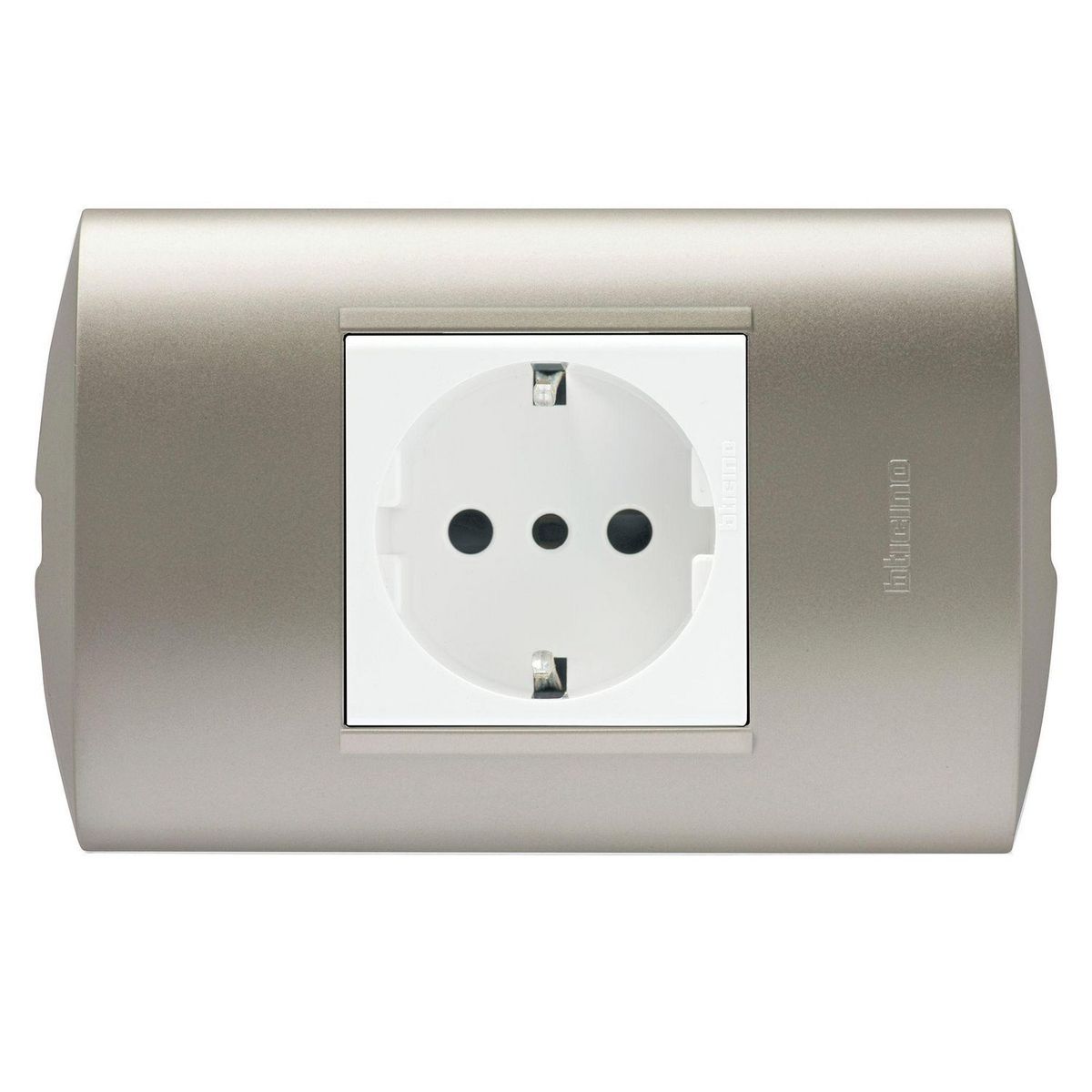 GENERICO - Tomacorriente Schuko Modus Style Perla