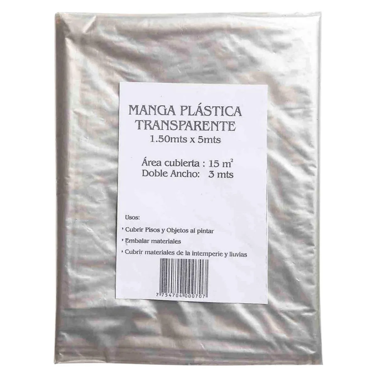 DMP - Manga Plástica Transparente Cortada 3x5m