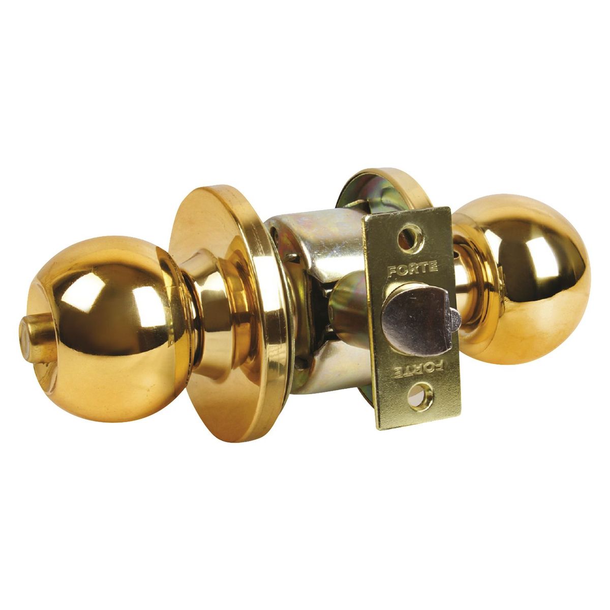 FORTE - Cerradura de Pomo Dormitorio Dorado.