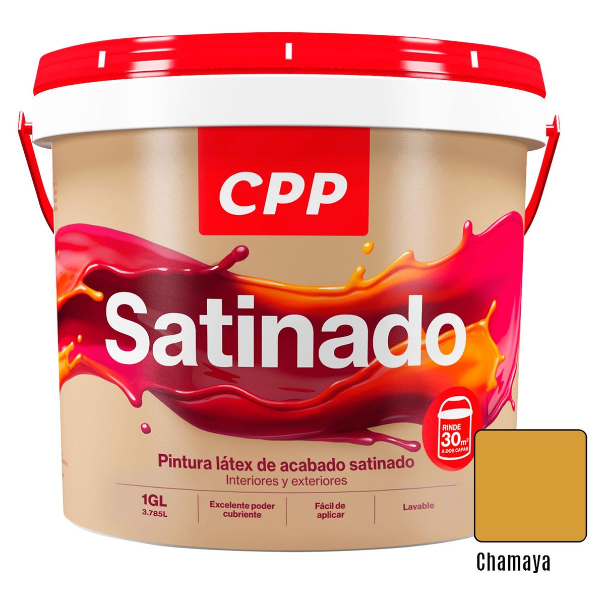 CPP - Pintura CPP Látex Satinado Chamaya 1GL