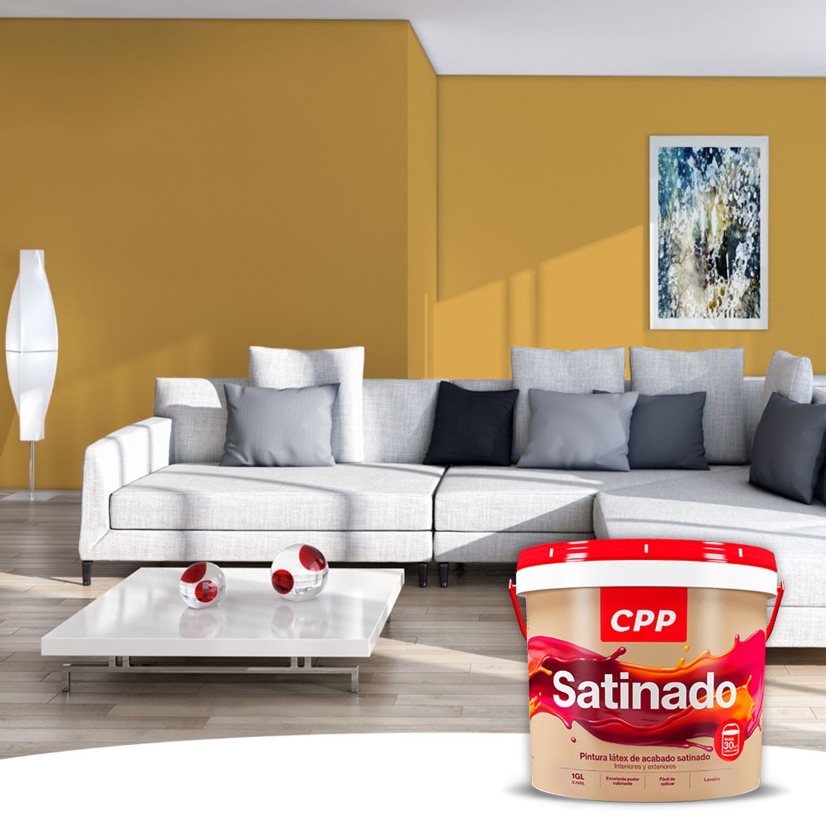 CPP - Pintura CPP Látex Satinado Chamaya 1GL