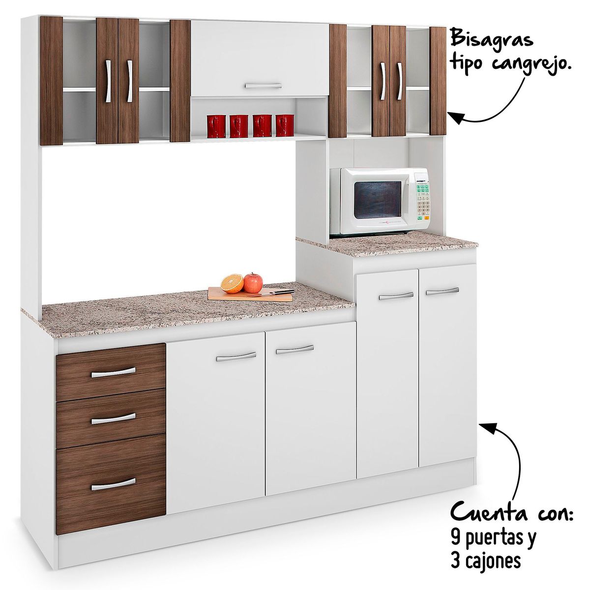 JUST HOME COLLECTION - Alacena Sevilla 180cm