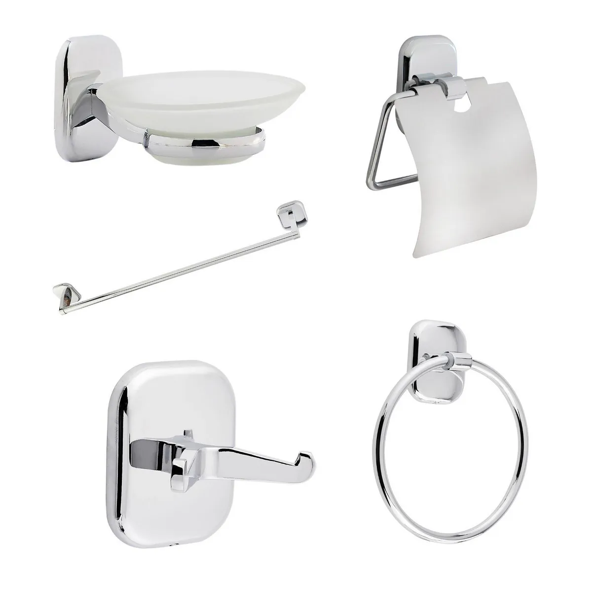 SODIMAC - Set de Accesorios para Baño 5 Piezas Napoli