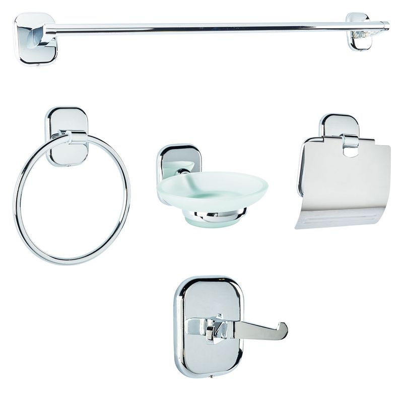 SENSI DACQUA - Set de Accesorios para Baño 5 Piezas Napoli