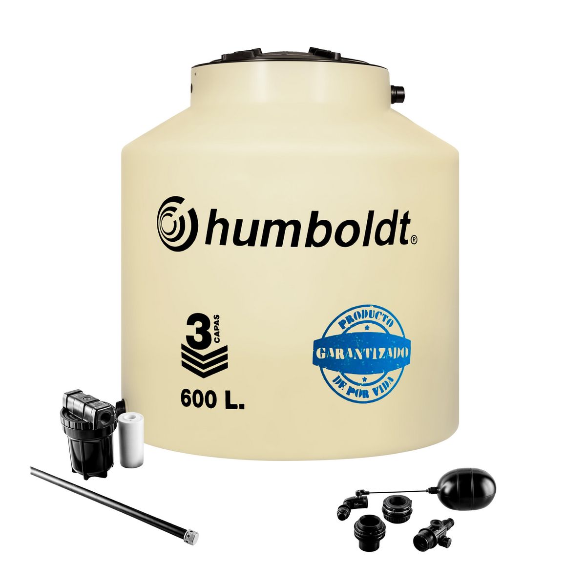 HUMBOLDT - Tanque de Agua Arena Humboldt 600 L + Accesorios