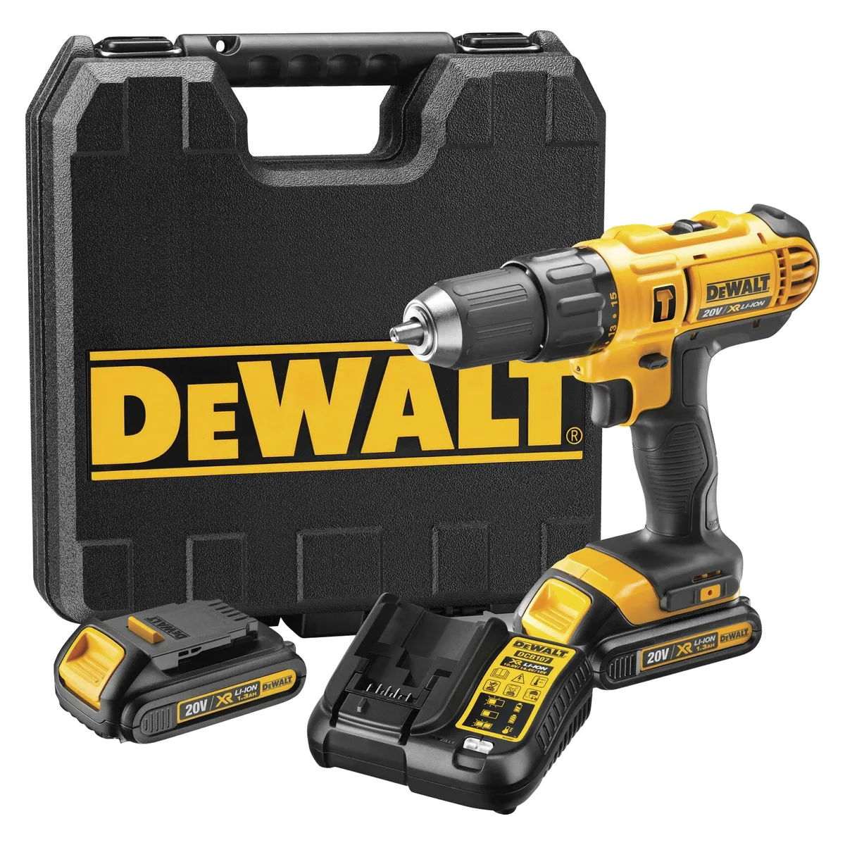 DEWALT - Taladro Percutor Inalambrico Dewalt 1/2" 20V DCD776C2