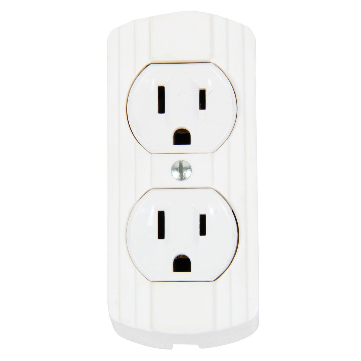 MENNEKES - Tomacorriente Doble Visible L/T 15A 125V Blanco