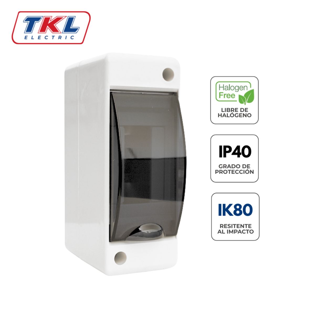 TKL - Tablero Adosable Plástico 2 Polos