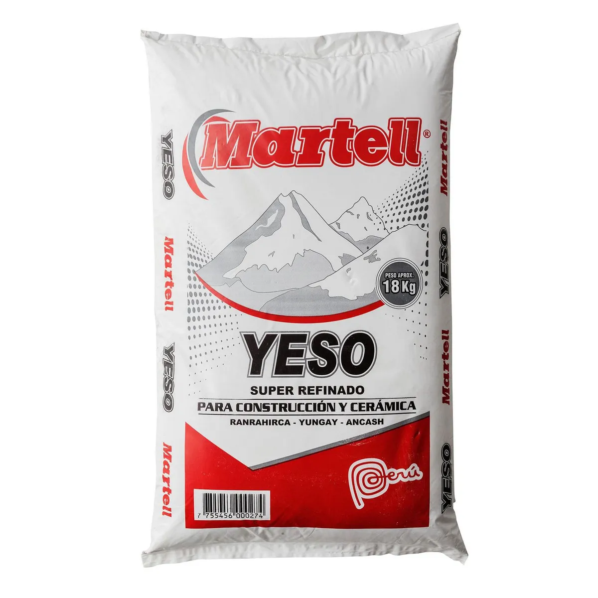MARTELL - Yeso de Obra para Construcción 18Kg