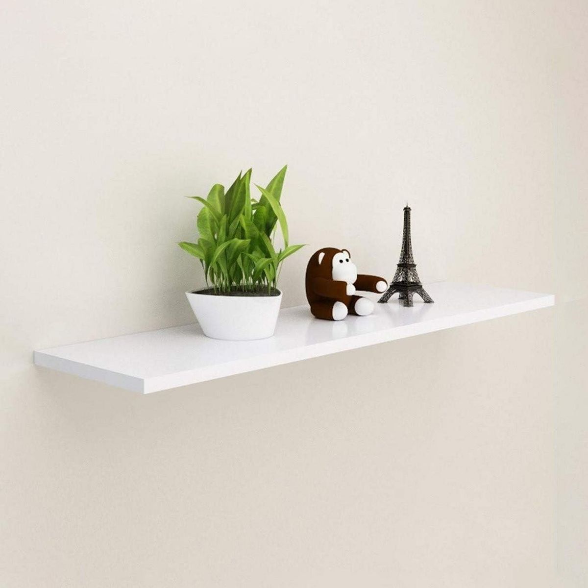 GENERICO - Repisa Flotante 60x23.5x3.8cm Blanco