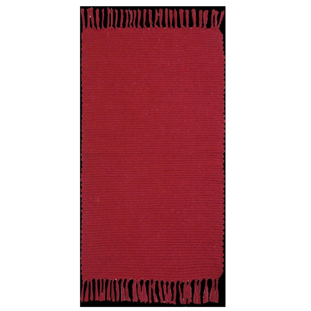 JUST HOME COLLECTION - Alfombra Rectangular Rojo Unir