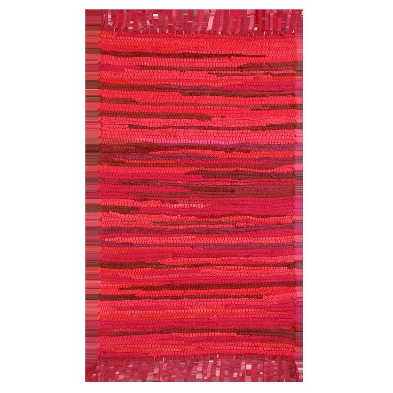 JUST HOME COLLECTION - Alfombra Rectangular Fucsia Chindi