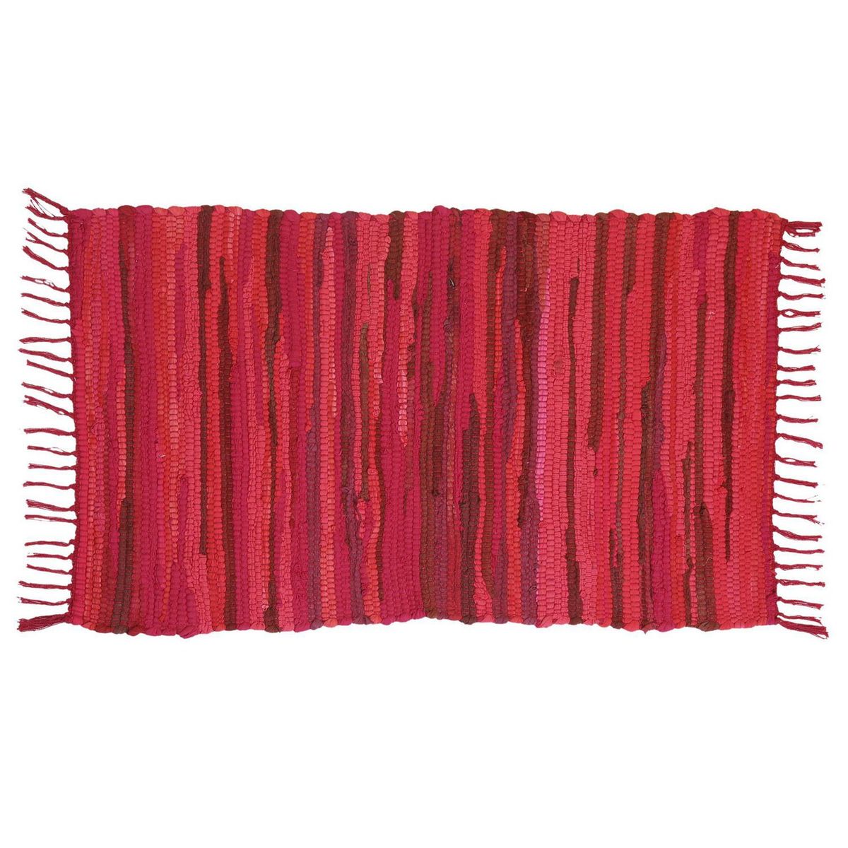 JUST HOME COLLECTION - Alfombra Rectangular Fucsia Chindi