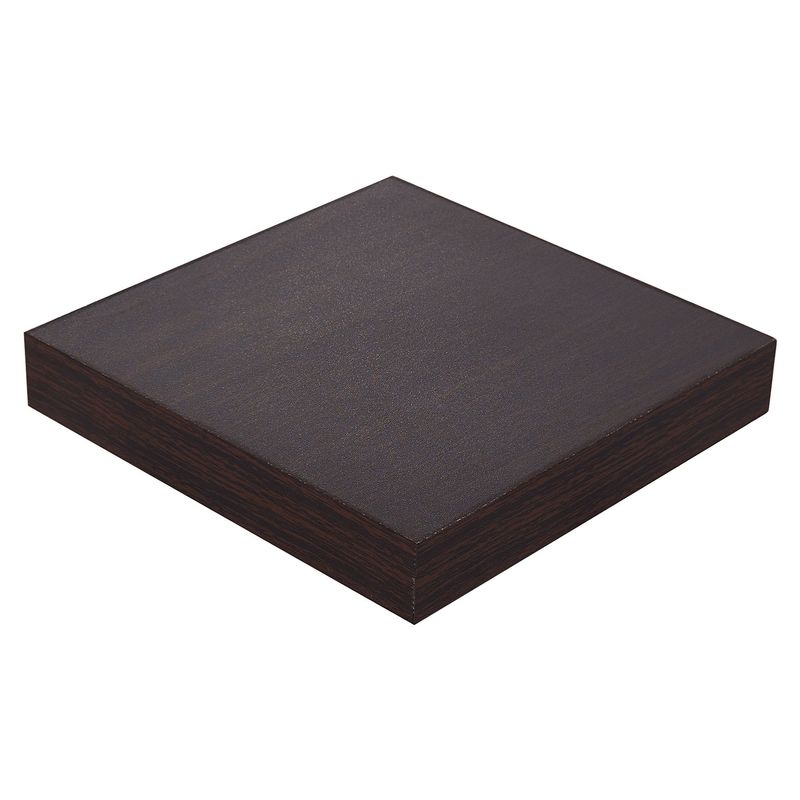  - Repisa Flotante 23.5x23.5x3.8cm Nogal