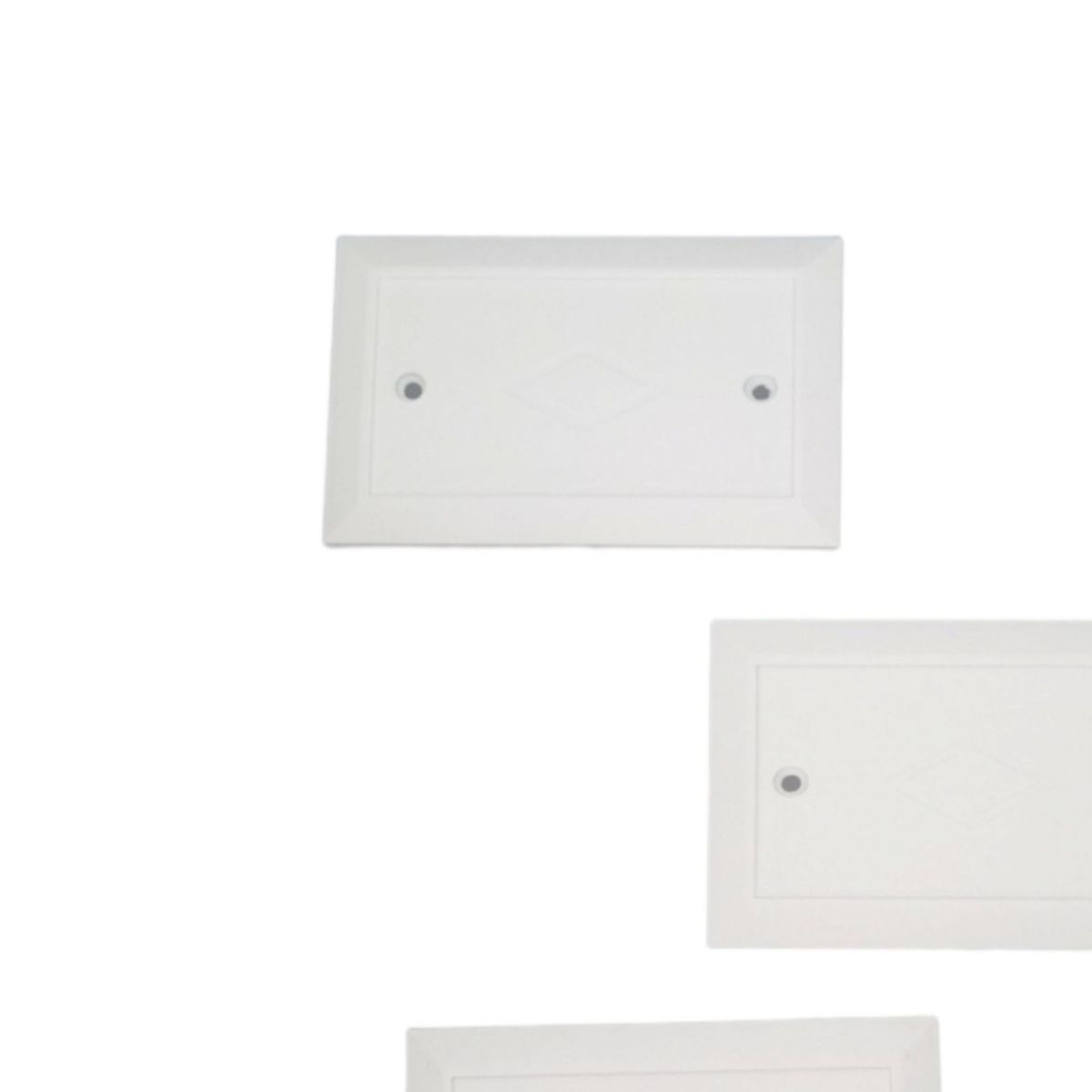 EPEM - Pack x3 Tapa Ciega Rectangular PVC Epem