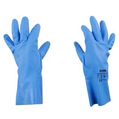 Guantes Mapa de Nitrilo Azul Talla M