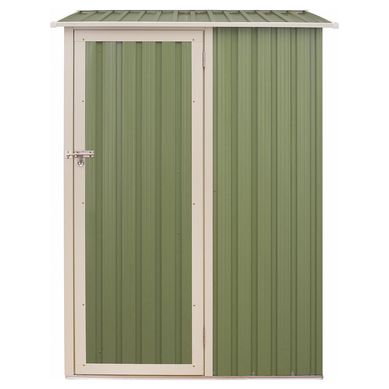Caseta de Jardin Metal Verde/Plomo 143x186x89cm