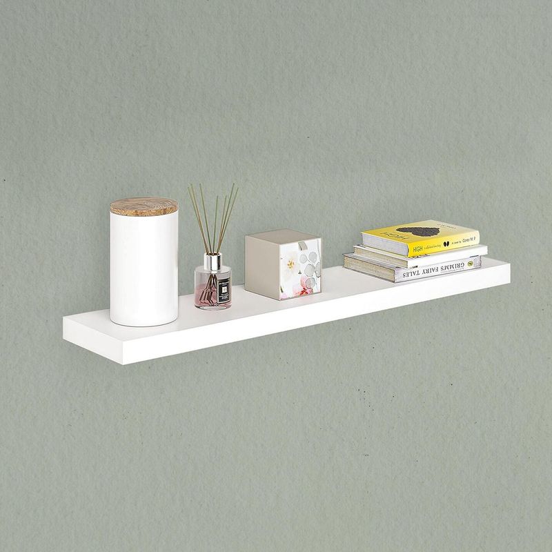  - Repisa Flotante 100x23.5x3.8cm Blanco