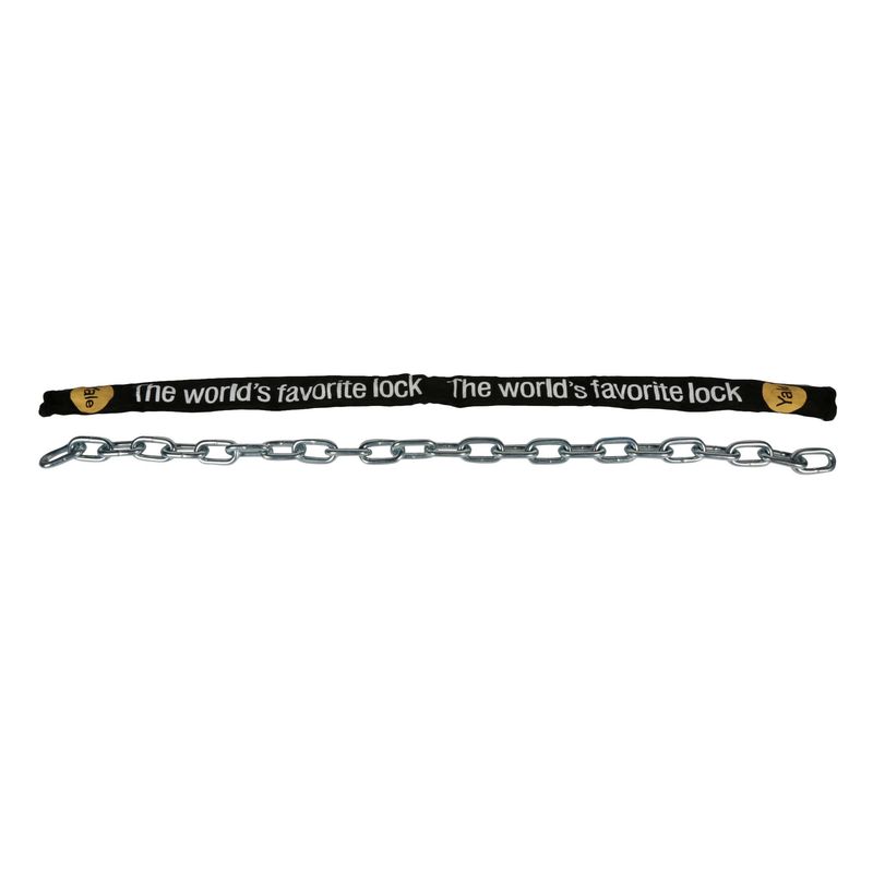 YALE - Cadena Eslabonada Acero Forrado 90 cm x 8 mm