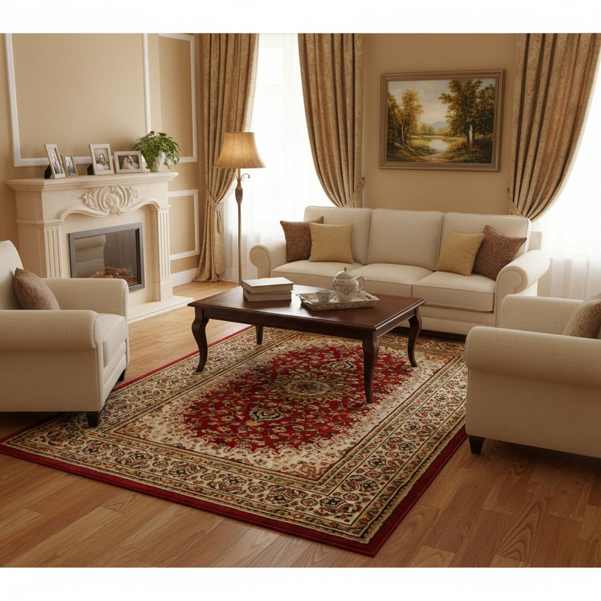 JUST HOME COLLECTION - Alfombra Rectangular Carrera Clasica 150x220cm