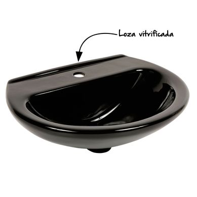 Lavamanos Sobre Pedestal Manantial Negro