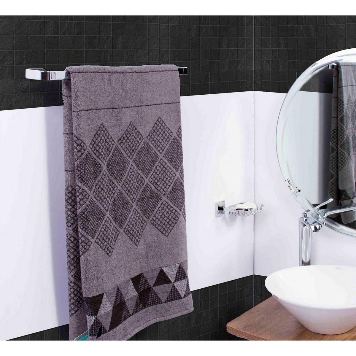 SENSI DACQUA - Toallero barra 60cm Lisboa