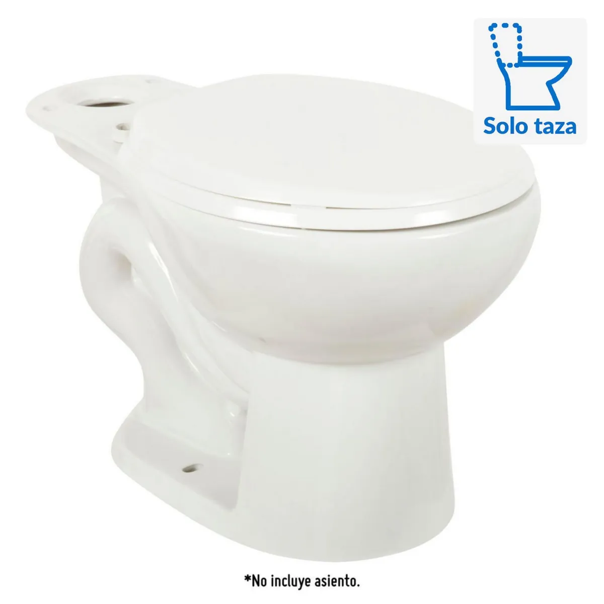 TREBOL - Taza Inodoro Trebol Sifon Jet Blanca