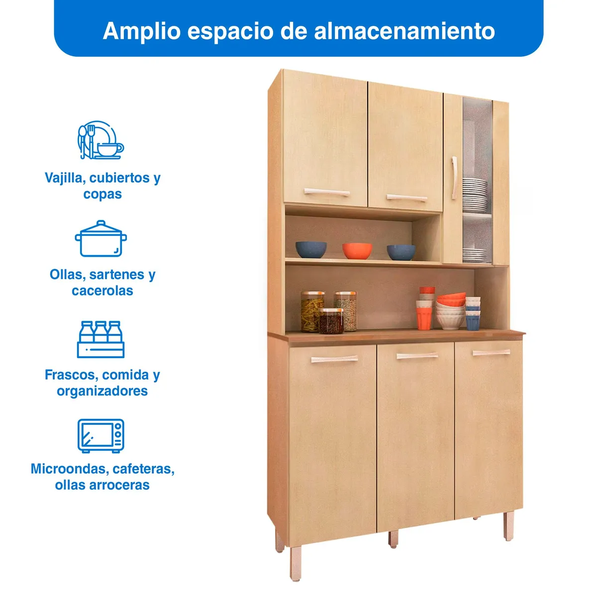 JUST HOME COLLECTION - Alacena Selene MDP 170x90cm