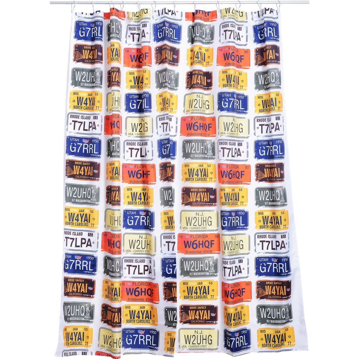 JUST HOME COLLECTION - Cortina de Baño Patente 178x180cm