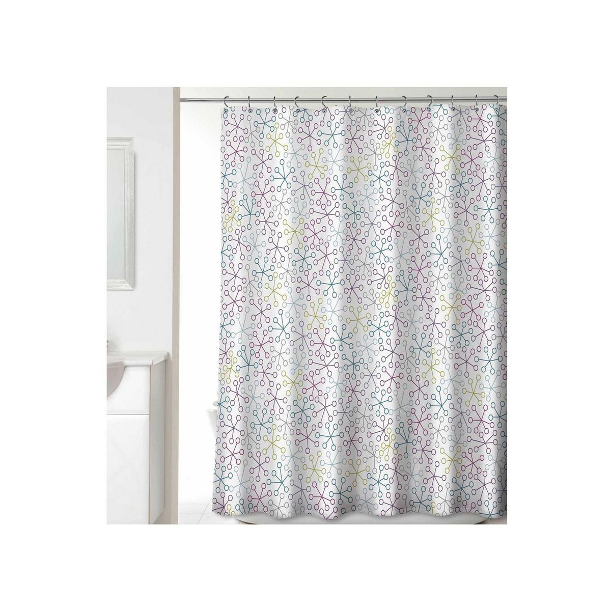 JUST HOME COLLECTION - Cortina de Baño Caleido 178x180cm