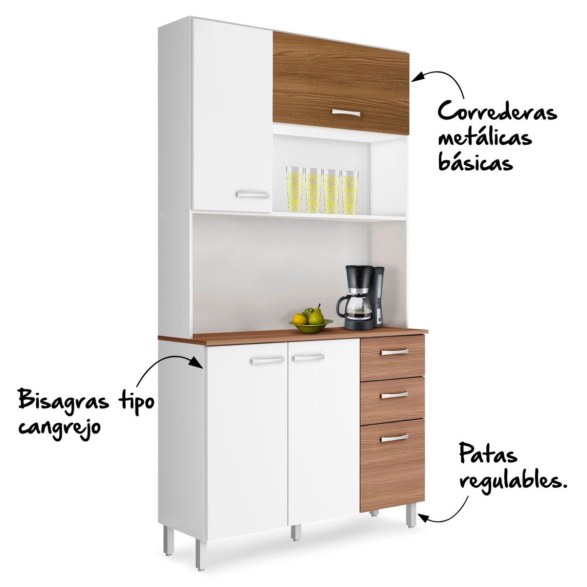 JUST HOME COLLECTION - Alacena Milena 120cm