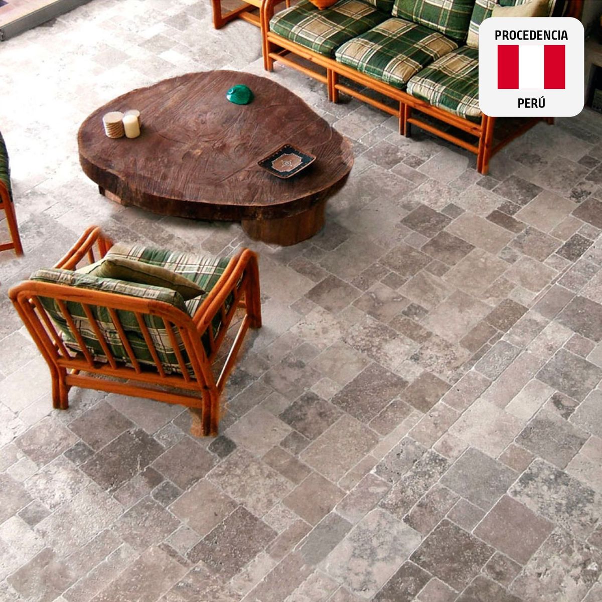 GALLOS MARMOL - Baldosa Kuelap Rústico 0.44m2