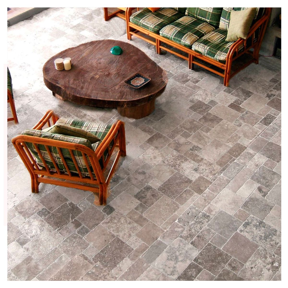 GALLOS MARMOL - Baldosa Kuelap Rústico 0.44m2