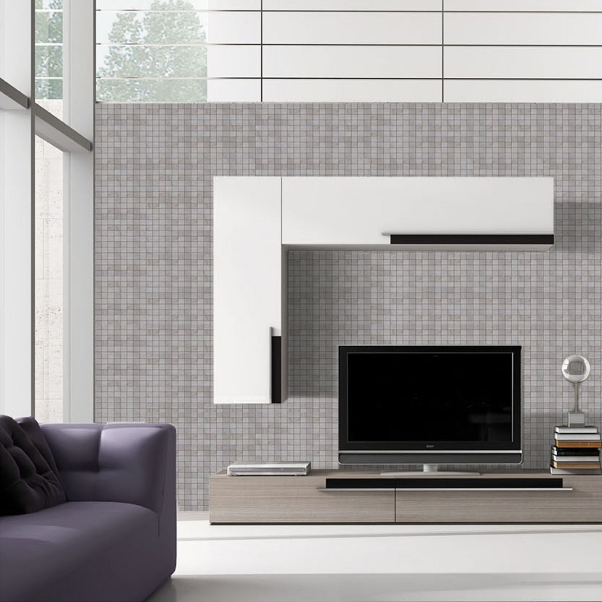 GALLOS MARMOL - Mosaico Quadrato 30.5x30.5cm