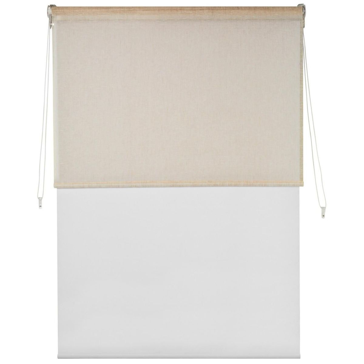 JUST HOME COLLECTION - Cortina Roller Doble Black Out/Lino 150x250cm