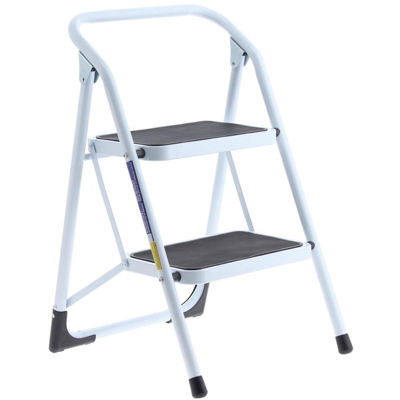 JUST HOME COLLECTION - Escalera Tijera Metal 2 Pasos