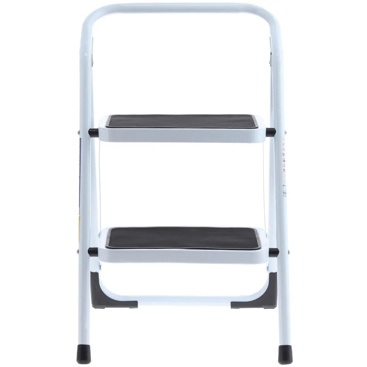 JUST HOME COLLECTION -  De paso Acero 83 cm 2 Peldaños