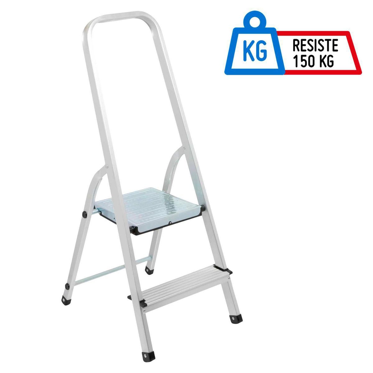 REDLINE - Escalera Tijera Aluminio 2 Pasos