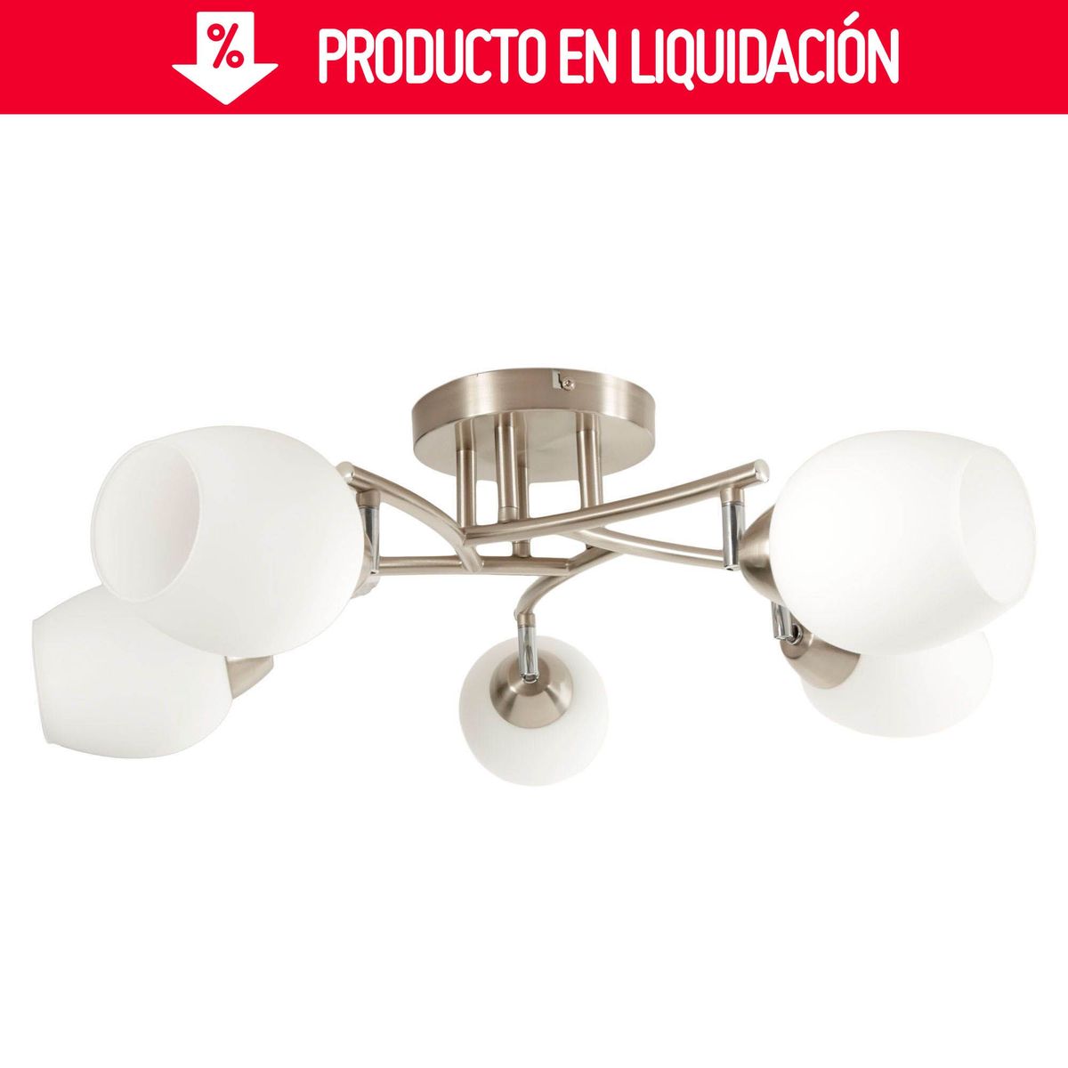 CASA BONITA - Lámparas de Techo Bilbao 5 Luces E27