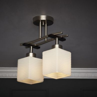 L�mpara De Techo Asturias 2 Luces