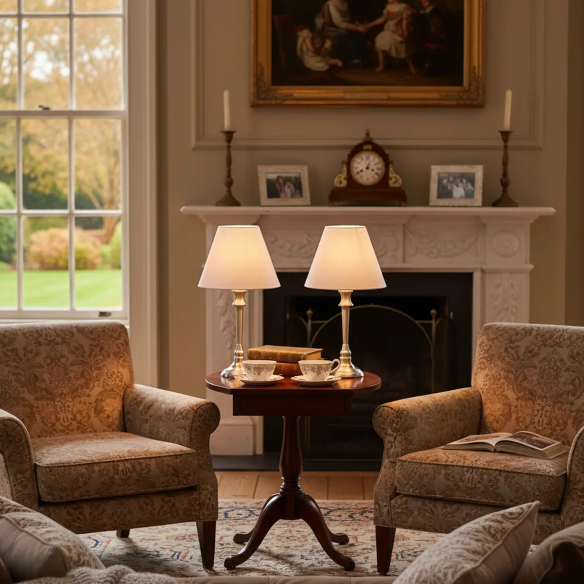 CASA BONITA - Lámpara de Mesa Lille 2 Unidades E27