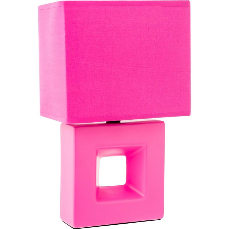 CASA BONITA - Lámpara de Mesa Cerámica Quad E27 Fucsia