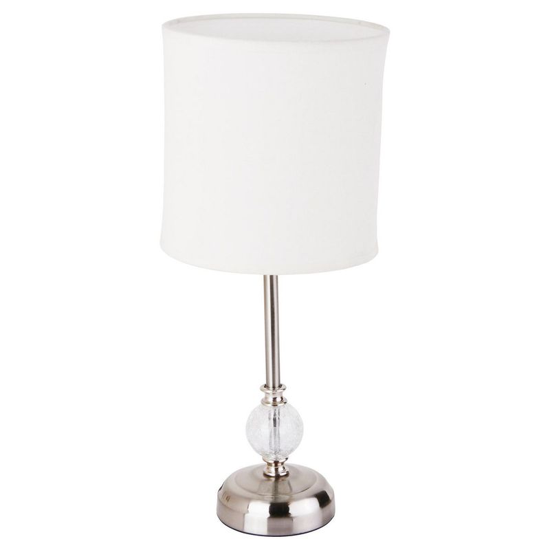 JUST HOME COLLECTION - Lámpara de Mesa Tela Firenze Beige 1L